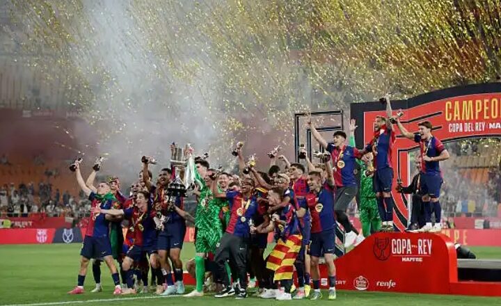 Barcelona sink Real Madrid in extra time to win Copa del Rey title