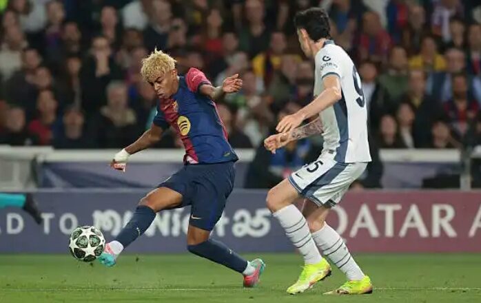 Lamine Yamal stars for Barca in Champions League draw against Inter Milan