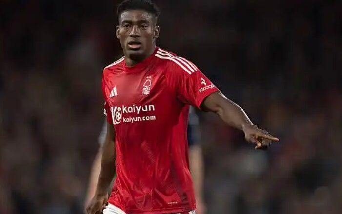 Nottingham Forest’s Awoniyi has ‘urgent surgery’ on abdominal injury