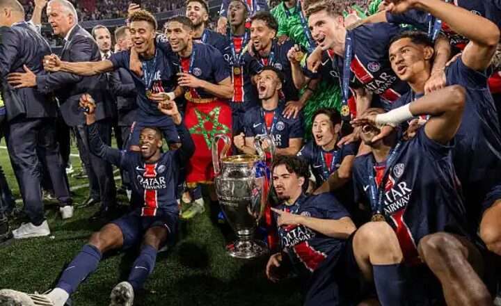 Desire Doue leads PSG in 5-0 rout of Inter Milan to win Champions League final