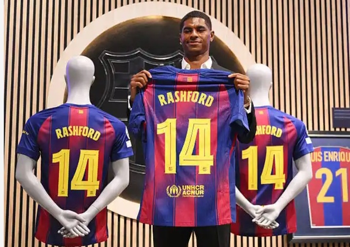Marcus Rashford Of FC Barcelona